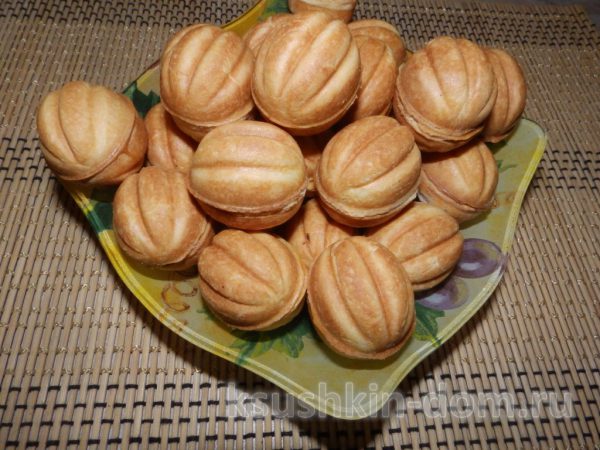 Печенье «Орешки» со сгущенкой