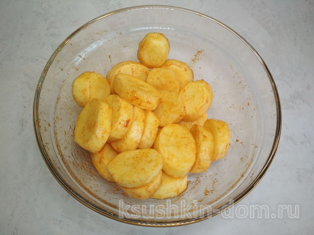 Запеченный картофель со шпротами и крем-сыром 6