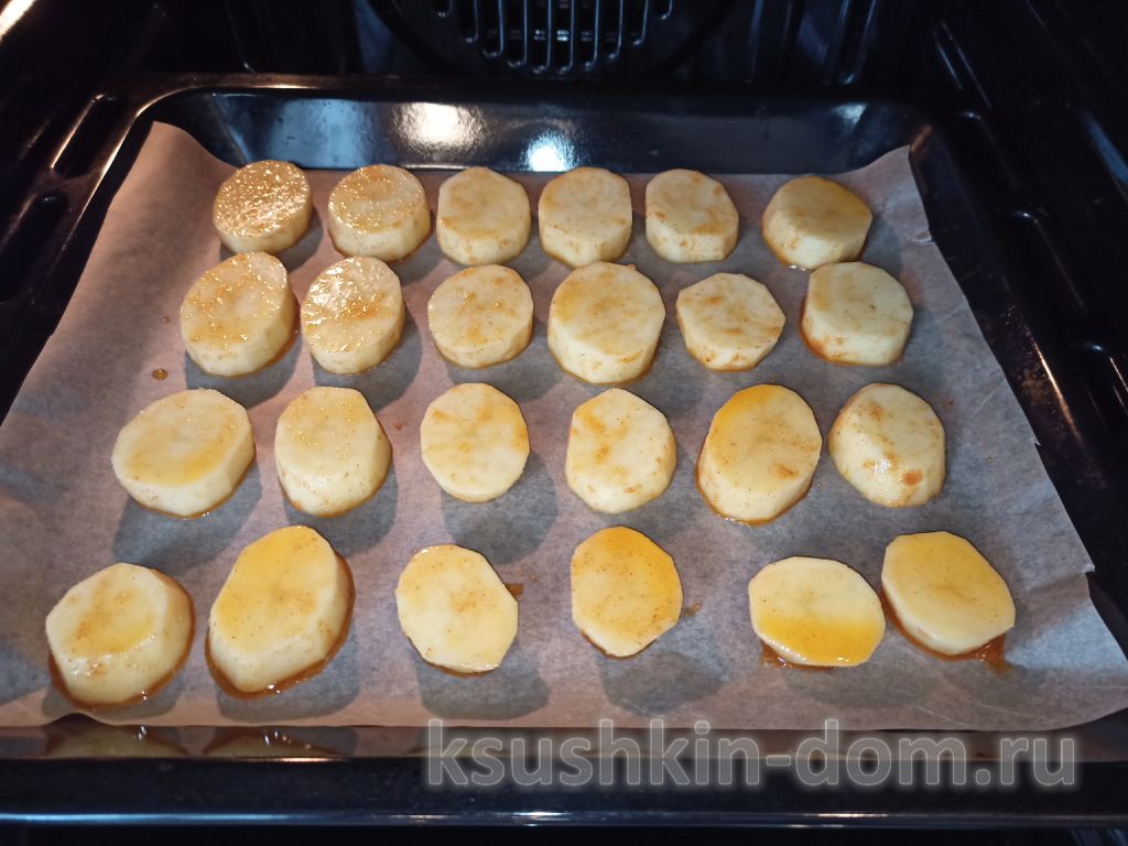Запеченный картофель со шпротами и крем-сыром 8