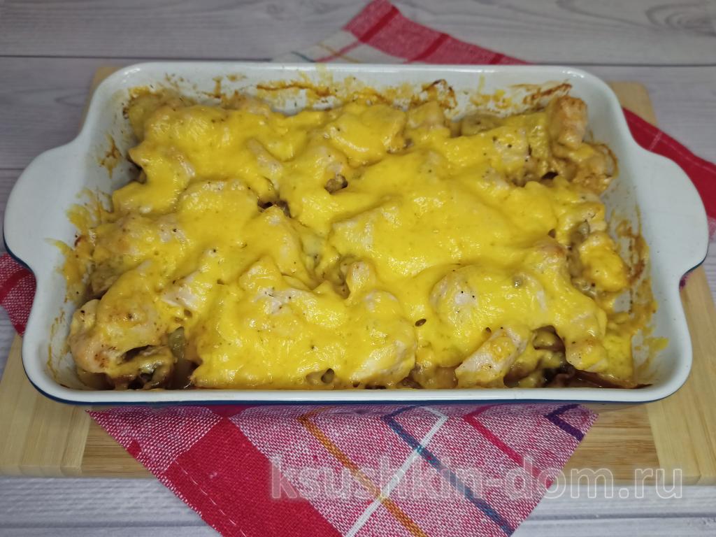 Куриное филе в духовке с картошкой