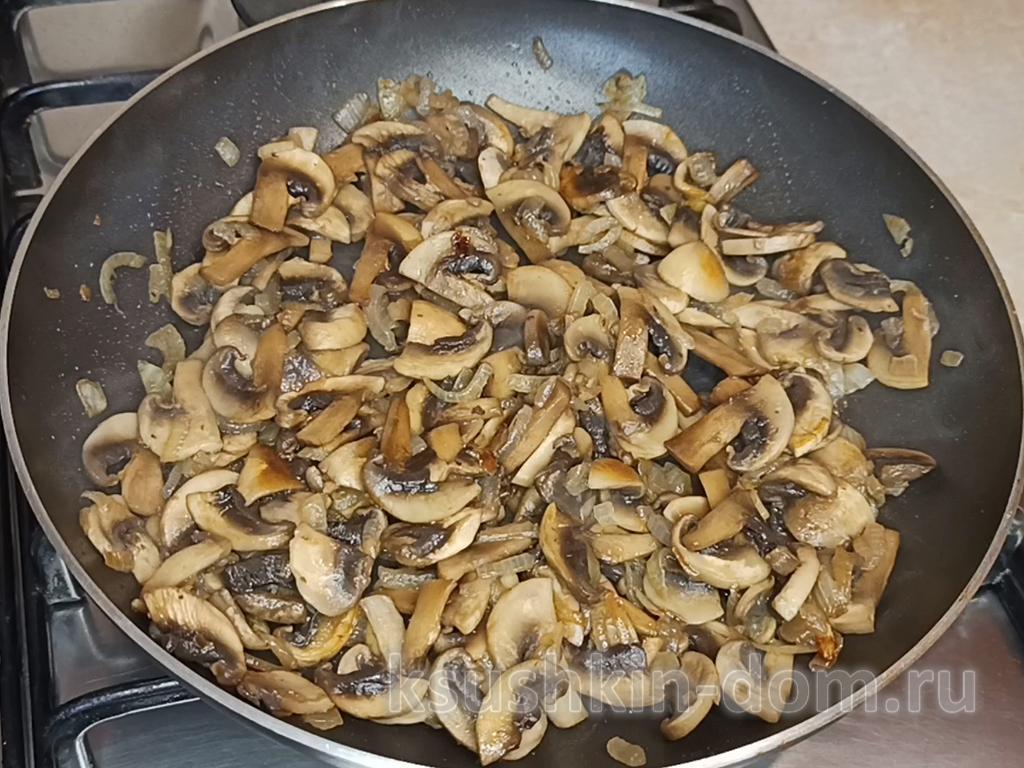Скумбрия фаршированная грибами в духовке 5